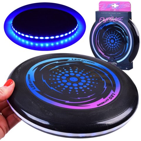Latający Świecący led DYSK ufo 23cm do rzucania zabawy ZA4957 Latający Świecący led DYSK ufo 23cm do rzucania zabawy ZA4957