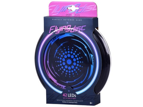 Latający Świecący led DYSK ufo 23cm do rzucania zabawy ZA4957 Latający Świecący led DYSK ufo 23cm do rzucania zabawy ZA4957