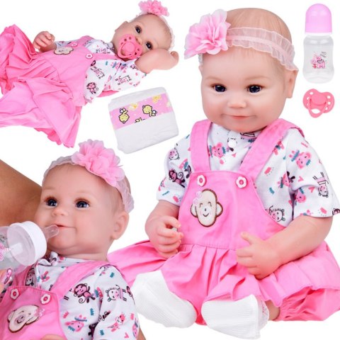 Urocza miękka Lalka bobas 50 cm jak żywa + pampers butelka ZA5359 Urocza miękka Lalka bobas 50 cm jak żywa + pampers butelka ZA5359