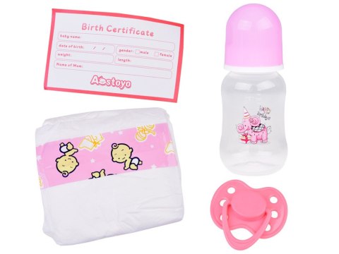Urocza miękka Lalka bobas 50 cm jak żywa + pampers butelka ZA5359 Urocza miękka Lalka bobas 50 cm jak żywa + pampers butelka ZA5359