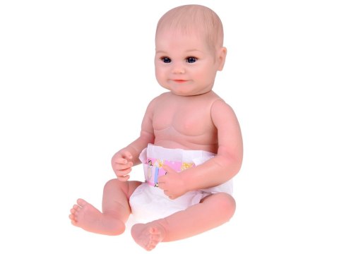Urocza miękka Lalka bobas 50 cm jak żywa + pampers butelka ZA5359 Urocza miękka Lalka bobas 50 cm jak żywa + pampers butelka ZA5359