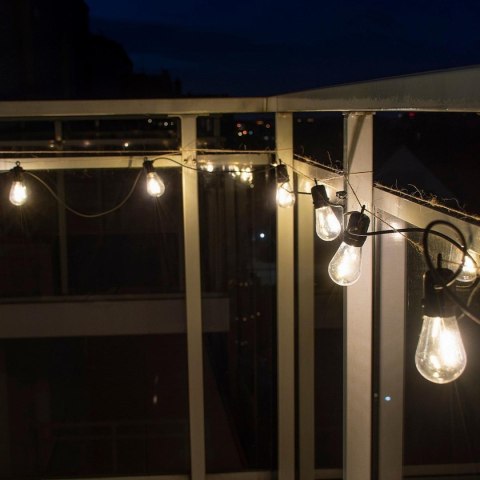 PARTY LIGHT GIRLANDA ZEWNĘTRZNA 10 ŻARÓWEK 10LED 8M 230V PARTY LIGHT GIRLANDA ZEWNĘTRZNA 10 ŻARÓWEK 10LED 8M 230V
