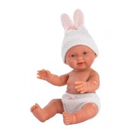 Hiszpańska lalka bobas dziewczynka z huśtawką 26cm - full body Hiszpańska lalka bobas dziewczynka z huśtawką 26cm - full body
