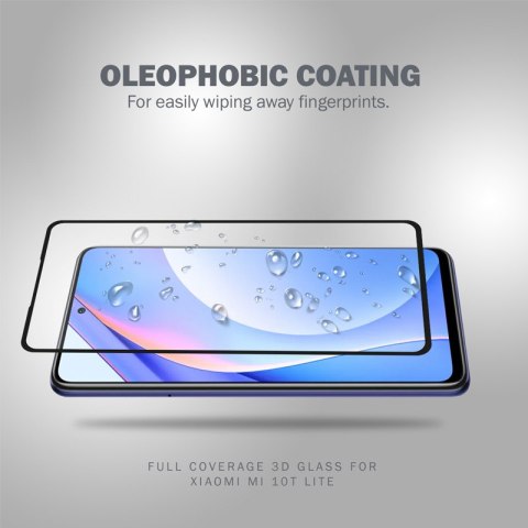 Crong 3D Armour Glass - Szkło hartowane 9H Full Glue na cały ekran Xiaomi Mi 10T Lite Crong 3D Armour Glass - Szkło hartowane 9H Full Glue na cały ekran Xiaomi Mi 10T Lite