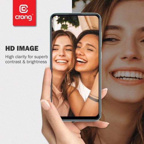 Crong 7D Nano Flexible Glass - Niepękające szkło hybrydowe 9H na cały ekran Samsung Galaxy S21+ Crong 7D Nano Flexible Glass - Niepękające szkło hybrydowe 9H na cały ekran Samsung Galaxy S21+