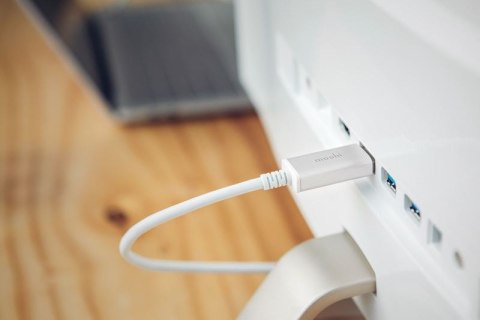 Moshi USB-C to DisplayPort Cable - Aluminiowa przejściówka z USB-C do DisplayPort 5K/60fps (srebrny) Moshi USB-C to DisplayPort Cable - Aluminiowa przejściówka z USB-C do DisplayPort 5K/60fps (srebrny)