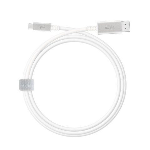 Moshi USB-C to DisplayPort Cable - Aluminiowa przejściówka z USB-C do DisplayPort 5K/60fps (srebrny) Moshi USB-C to DisplayPort Cable - Aluminiowa przejściówka z USB-C do DisplayPort 5K/60fps (srebrny)
