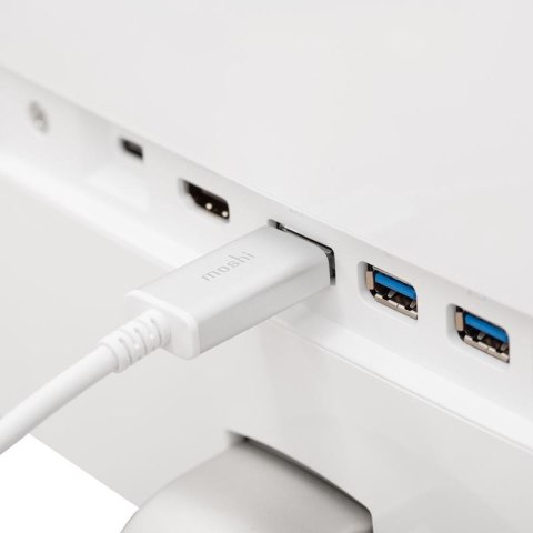 Moshi USB-C to DisplayPort Cable - Aluminiowa przejściówka z USB-C do DisplayPort 5K/60fps (srebrny) Moshi USB-C to DisplayPort Cable - Aluminiowa przejściówka z USB-C do DisplayPort 5K/60fps (srebrny)