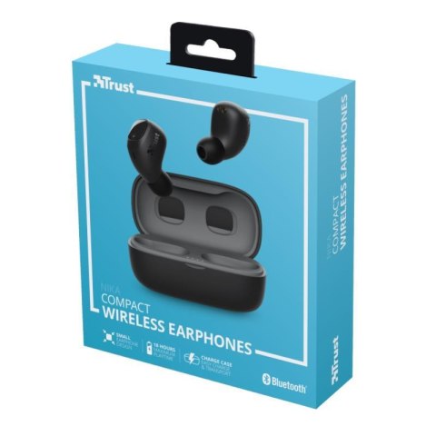 Trust Nika Compact - Słuchawki bezprzewodowe Bluetooth (czarny) Trust Nika Compact - Słuchawki bezprzewodowe Bluetooth (czarny)