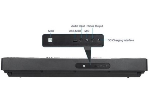 Keyboard Organy 61 Klawiszy Zasilacz MK-816 z funkcją nauki gry Keyboard Organy 61 Klawiszy Zasilacz MK-816 z funkcją nauki gry