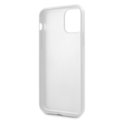 Guess Marble Tempered Glass Hardcase - Etui iPhone 11 Pro (biały) Guess Marble Tempered Glass Hardcase - Etui iPhone 11 Pro (biały)