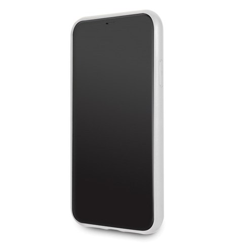 Guess Marble Tempered Glass Hardcase - Etui iPhone 11 Pro (biały) Guess Marble Tempered Glass Hardcase - Etui iPhone 11 Pro (biały)