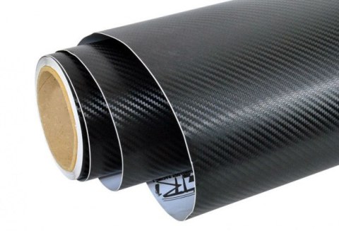 Folia rolka carbon 3D czarna 1,52x30m Folia rolka carbon 3D czarna 1,52x30m
