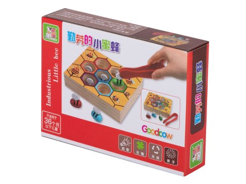 Gra edukacyjna plaster miodu pszczoły montessori Gra edukacyjna plaster miodu pszczoły montessori