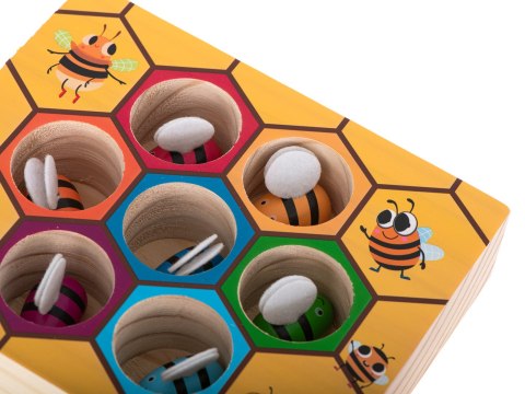 Gra edukacyjna plaster miodu pszczoły montessori Gra edukacyjna plaster miodu pszczoły montessori