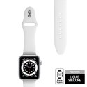 Crong Liquid - Pasek do Apple Watch 38/40mm (biały)