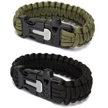 Bransoletka paracord 3w1 ARMY GREEN Bransoletka paracord 3w1 ARMY GREEN
