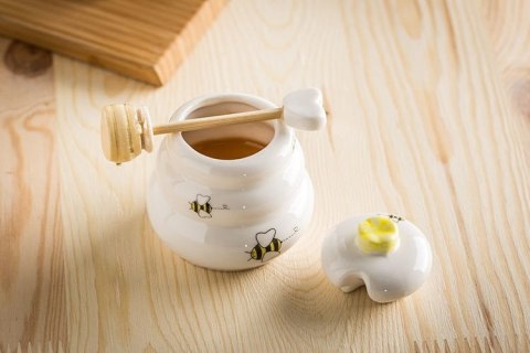 Porcelanowy słoiczek na miód Porcelanowy słoiczek na miód