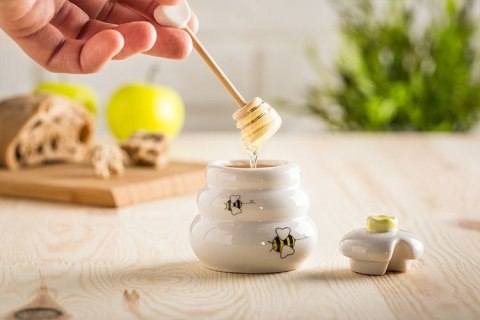 Porcelanowy słoiczek na miód Porcelanowy słoiczek na miód