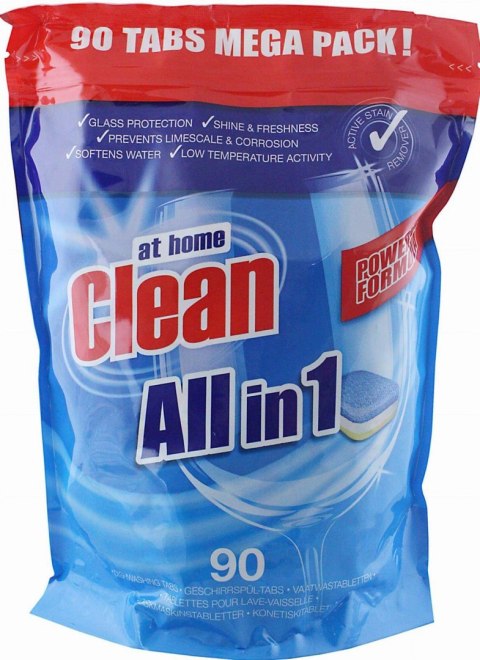 At Home Clean All in 1 Tabletki do Zmywarki 90 szt.