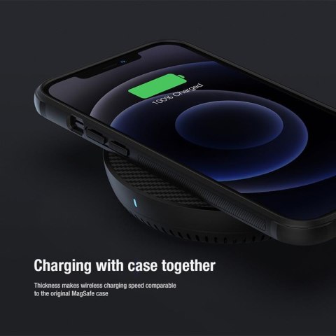 Nillkin Super Frosted Shield Magnetic - Etui Apple iPhone 12 Pro Max (Black) Nillkin Super Frosted Shield Magnetic - Etui Apple iPhone 12 Pro Max (Black)