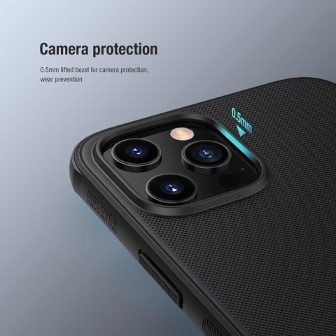 Nillkin Super Frosted Shield Magnetic - Etui Apple iPhone 12 Pro Max (Black) Nillkin Super Frosted Shield Magnetic - Etui Apple iPhone 12 Pro Max (Black)