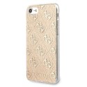 Guess 4G Glitter - Etui iPhone SE 2020 / 8 / 7 (Gold)
