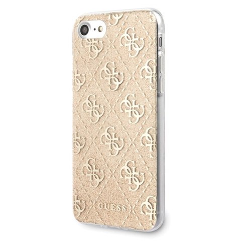 Guess 4G Glitter - Etui iPhone SE 2020 / 8 / 7 (Gold) Guess 4G Glitter - Etui iPhone SE 2020 / 8 / 7 (Gold)