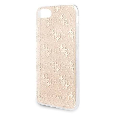 Guess 4G Glitter - Etui iPhone SE 2020 / 8 / 7 (Gold) Guess 4G Glitter - Etui iPhone SE 2020 / 8 / 7 (Gold)