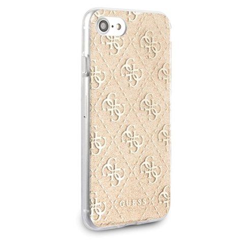 Guess 4G Glitter - Etui iPhone SE 2020 / 8 / 7 (Gold) Guess 4G Glitter - Etui iPhone SE 2020 / 8 / 7 (Gold)