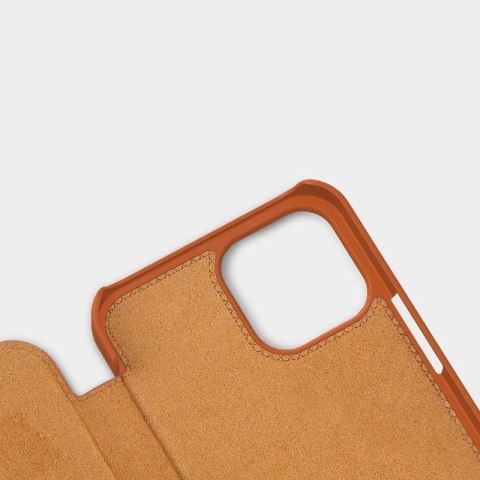 Nillkin Qin Leather Case - Etui Apple iPhone 12 Pro Max (Red) Nillkin Qin Leather Case - Etui Apple iPhone 12 Pro Max (Red)