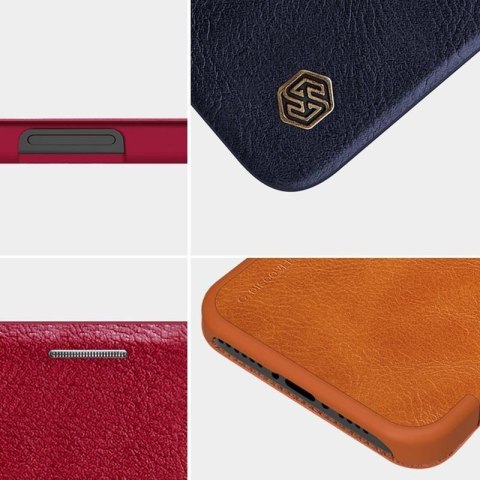 Nillkin Qin Leather Case - Etui Apple iPhone 12 Pro Max (Red) Nillkin Qin Leather Case - Etui Apple iPhone 12 Pro Max (Red)