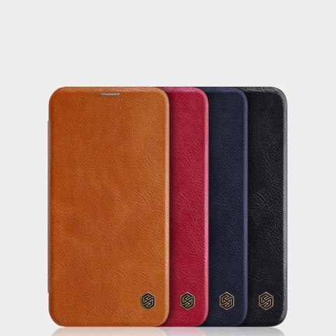 Nillkin Qin Leather Case - Etui Apple iPhone 12 Pro Max (Red) Nillkin Qin Leather Case - Etui Apple iPhone 12 Pro Max (Red)