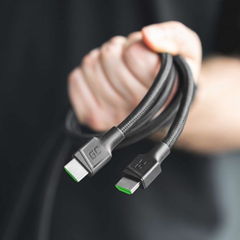 Green Cell StreamPlay - Kabel HDMI - HDMI 2.0b 1.5m z obsługą 4K 60 Hz Green Cell StreamPlay - Kabel HDMI - HDMI 2.0b 1.5m z obsługą 4K 60 Hz