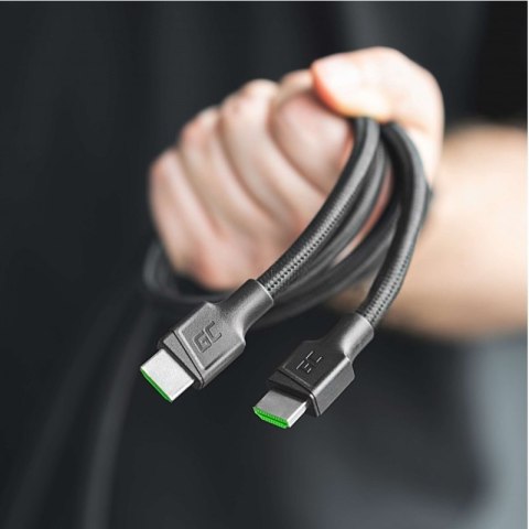 Green Cell StreamPlay - Kabel HDMI - HDMI 2.0b 5m z obsługą 4K 60 Hz Green Cell StreamPlay - Kabel HDMI - HDMI 2.0b 5m z obsługą 4K 60 Hz