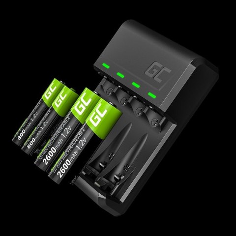 Green Cell VitalCharger - Ładowarka do akumulatorów AA AAA R6 R03 Ni-MH Green Cell VitalCharger - Ładowarka do akumulatorów AA AAA R6 R03 Ni-MH