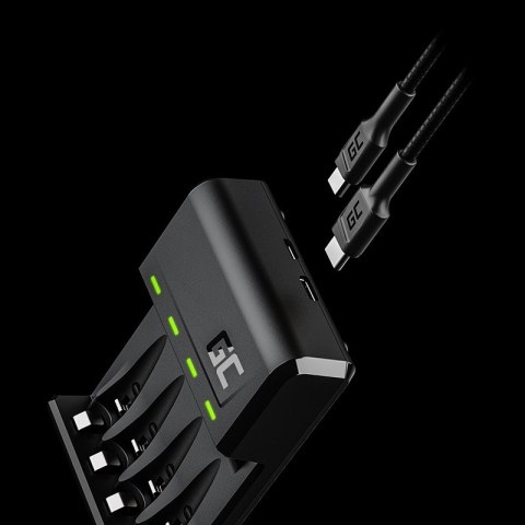 Green Cell VitalCharger - Ładowarka do akumulatorów AA AAA R6 R03 Ni-MH Green Cell VitalCharger - Ładowarka do akumulatorów AA AAA R6 R03 Ni-MH