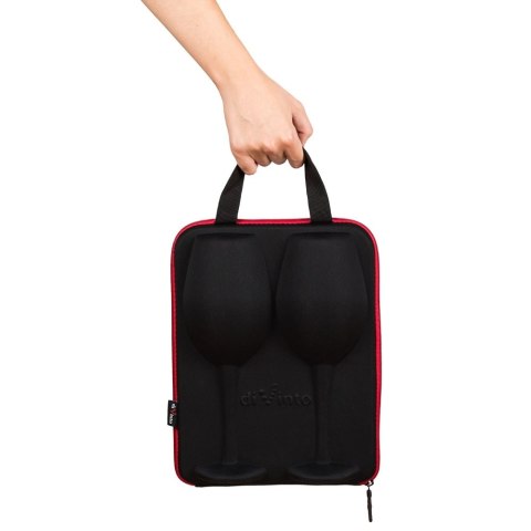 Etui z kieliszkami diVinto Who cares do wina XXL Etui z kieliszkami diVinto Who cares do wina XXL