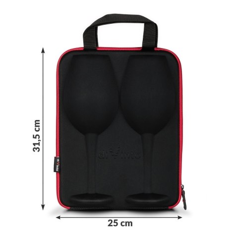 Etui z kieliszkami diVinto Who cares do wina XXL Etui z kieliszkami diVinto Who cares do wina XXL