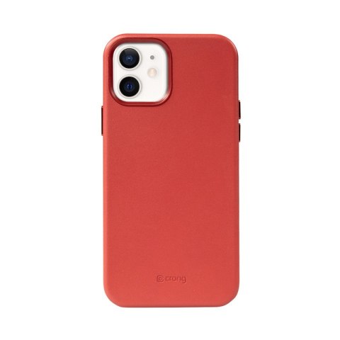 Crong Essential Cover Magnetic - Etui ze skóry iPhone 12 / iPhone 12 Pro MagSafe (czerwony) Crong Essential Cover Magnetic - Etui ze skóry iPhone 12 / iPhone 12 Pro MagSafe (czerwony)