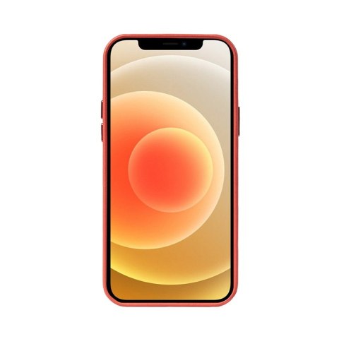 Crong Essential Cover Magnetic - Etui ze skóry iPhone 12 / iPhone 12 Pro MagSafe (czerwony) Crong Essential Cover Magnetic - Etui ze skóry iPhone 12 / iPhone 12 Pro MagSafe (czerwony)