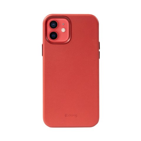 Crong Essential Cover Magnetic - Etui ze skóry iPhone 12 / iPhone 12 Pro MagSafe (czerwony) Crong Essential Cover Magnetic - Etui ze skóry iPhone 12 / iPhone 12 Pro MagSafe (czerwony)