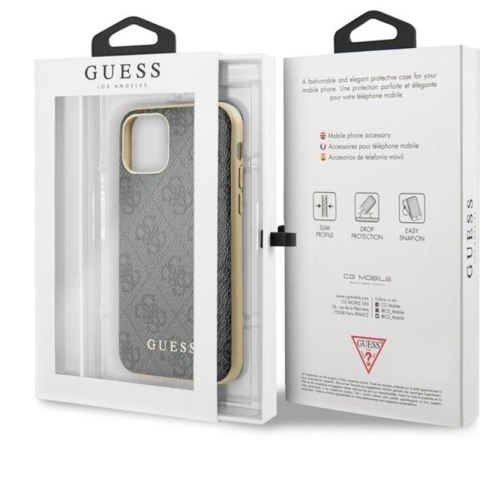 Guess 4G Charms Collection - Etui iPhone 11 (szary) Guess 4G Charms Collection - Etui iPhone 11 (szary)