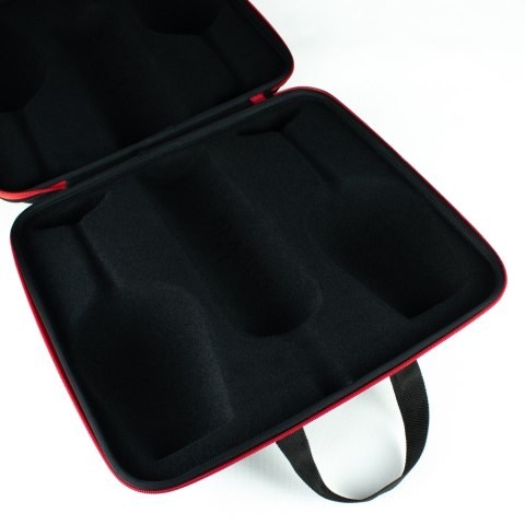 Etui na butelkę + 2 kieliszki do wina xxl podróżne Etui na butelkę + 2 kieliszki do wina xxl podróżne
