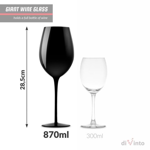 Gigantyczny Kieliszek diVinto 870ml na parapetówkę Gigantyczny Kieliszek diVinto 870ml na parapetówkę