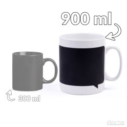 Gigantyczny Kubek Tablica z kredą do pisania 900ml