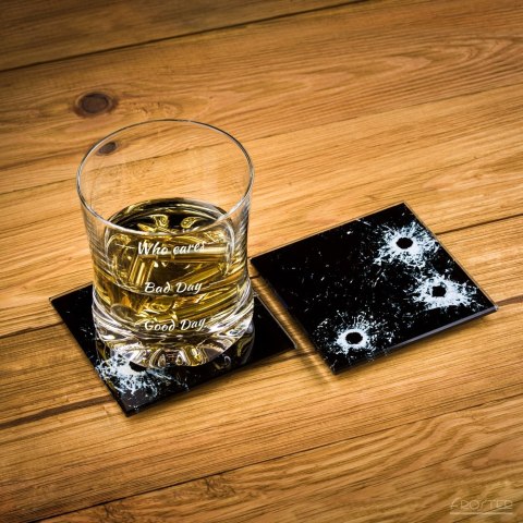 Gitarowy Zestaw do Whisky WHO CARES w etui prezent Gitarowy Zestaw do Whisky WHO CARES w etui prezent