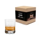 Szklanka do whisky drinków Who cares prezent 250ml