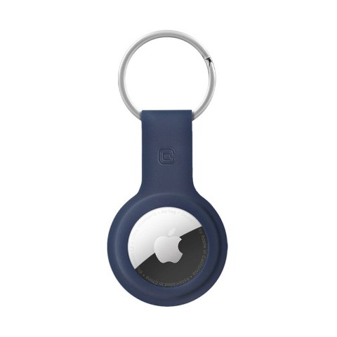 Crong Silicone Case with Key Ring - Brelok do Apple AirTag (granatowy)