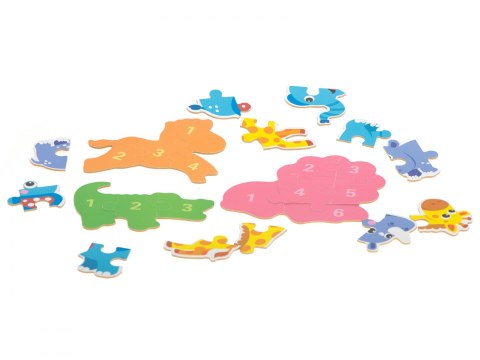 Układanka puzzle w puszce zwierzątka safari 25 puzzli Układanka puzzle w puszce zwierzątka safari 25 puzzli